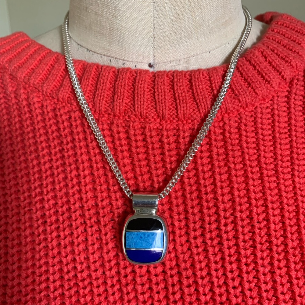 PAOLO ROMEO 925 STERLING SILVER MEXICO NECKLACE